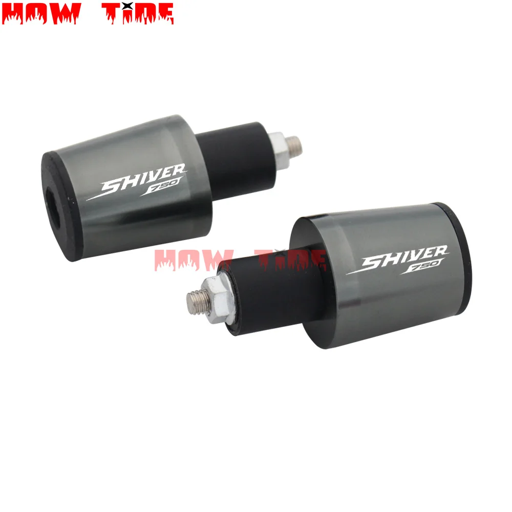 Мотоциклетные ручки 7/8 дюйма 22 мм заглушки руля для Aprilia SHIVER GT 750 SHIVER750 2007 2018 2017
