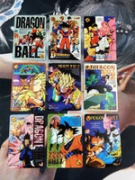 9pcsset dragon ball z jumbo adventure stories super saiyan goku vegeta no 1 hobby collectibles game anime collection cards