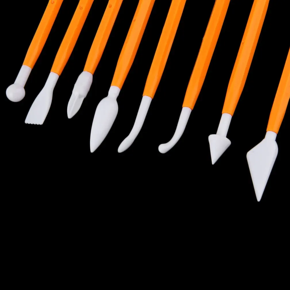 8 шт Модные помадка торта украшения печенья паста цветок Моделирование