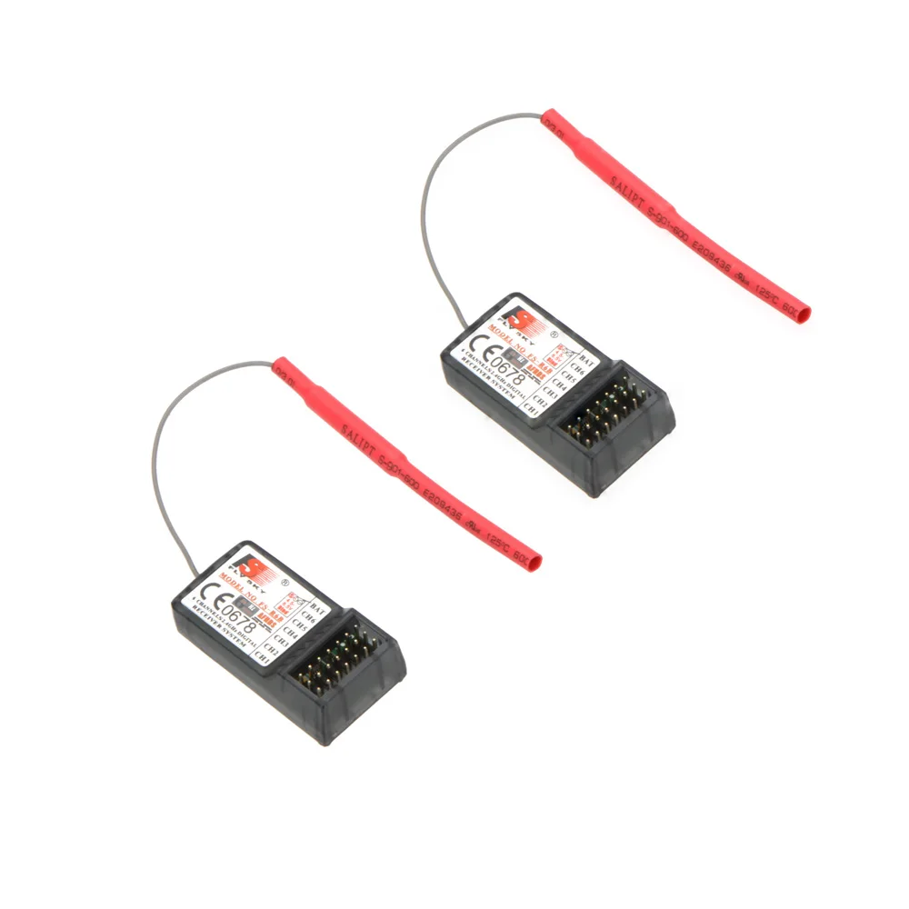 2 предмета оригинальный FlySky FS-R6B 4 ГГц 6CH приемник для TH9X FS-CT6B FS-T6 передатчик |