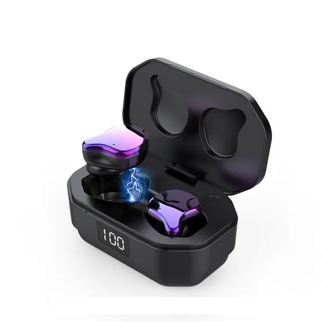 G01 TWS Bluetooth наушники стерео бас шумоподавление Гарнитура IPX7 водонепроницаемый 2000 мАч зарядная коробка Спортивные Беспроводные наушники - Цвет: H-6