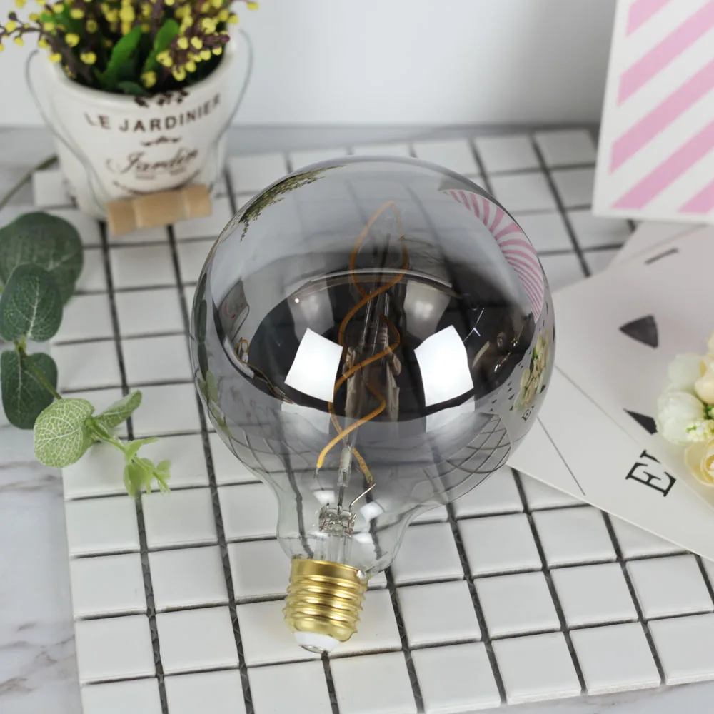 

Led Decorative Light Bulbs Ampoule Led E27 Vintage G125 Smoke Edison Lamp Mood Lighting 4W 2700K Light Bulb Home Decoration