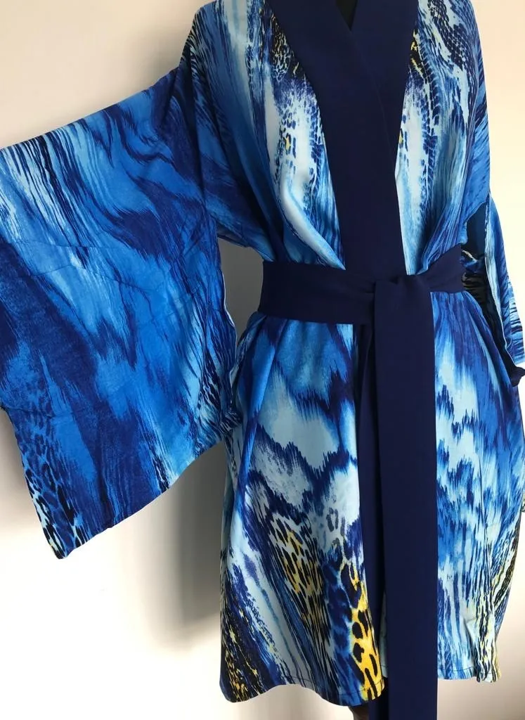 KIMONO STYLE HIGH QUALITY WOMAN DRESS DAILY AND NIGHT SEASIDE SUN SEXY ELEGANT HOME DRESS CASUAL