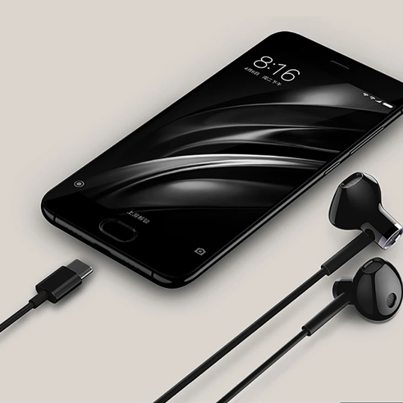 Наушники-вкладыши Xiaomi Mi двухблочные с проводом типа C | Электроника