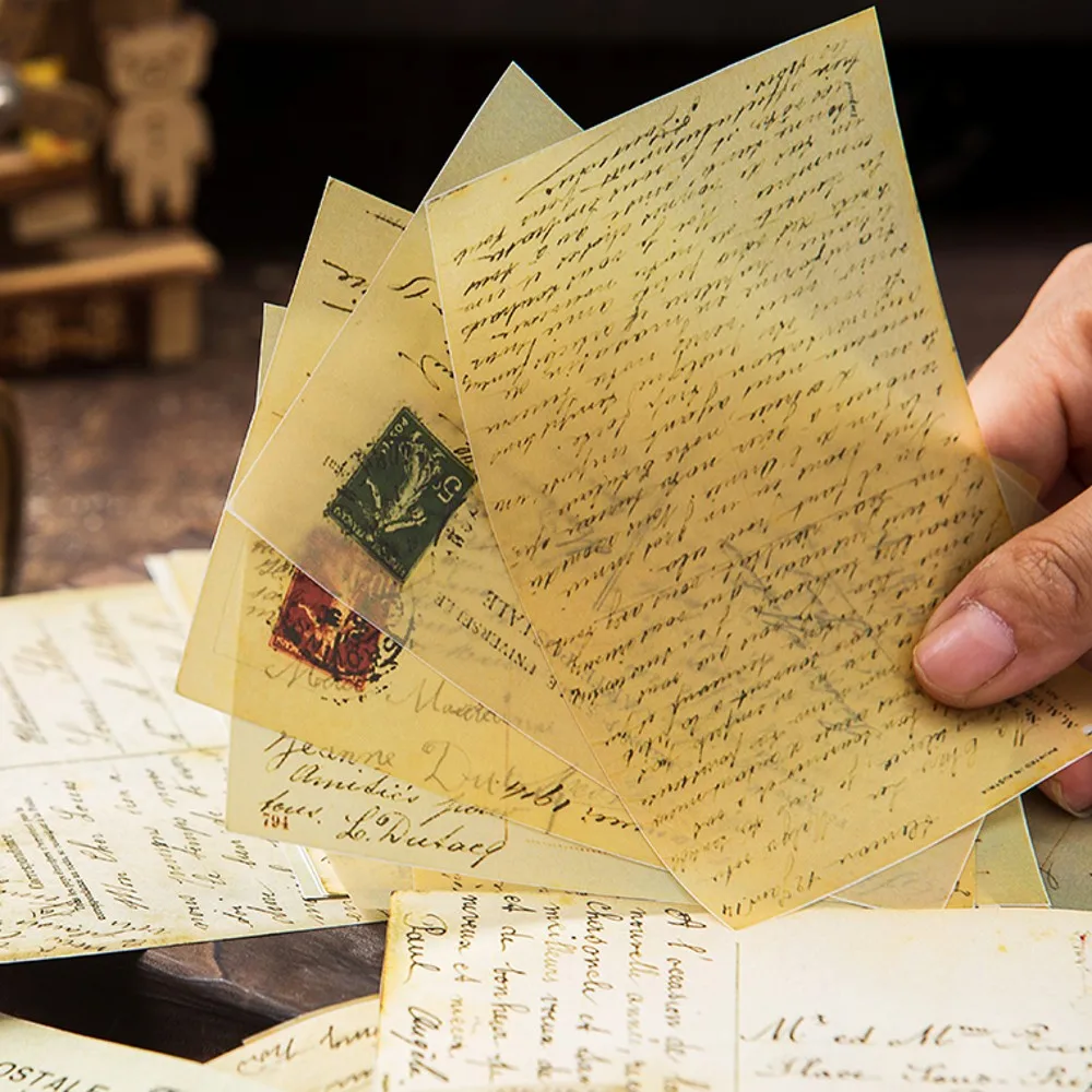 16 шт./лот винтажные газетные буквы бархатные бумажные пакеты для скрапбукинга