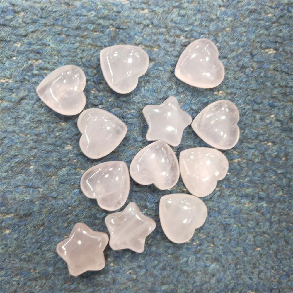 

1 шт. Новый розовый Восстанавливающий драгоценный камень, модное Сердце и звезда, сделай сам, натуральное женское ожерелье, аксессуары, поде...