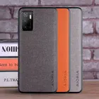 Чехол для Xiaomi Poco M3 Pro 5G 4G, роскошный текстильный кожаный мягкий чехол для телефона xiaomi poco m3 pro, чехол