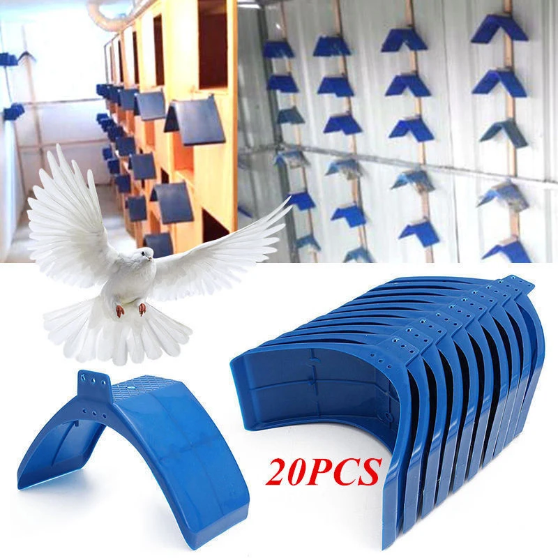 

2021 Pigeon Rest Stand Fashion Birds Roost Dove 20*10*12cm Durable Sturdy Bird Frame Dwelling Perches Blue 20PCS