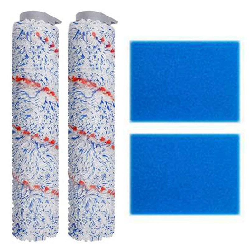 

4Pcs Brush Roller Filter Sponges For Tineco Ifloor HF10E-01 Sweeping Robot Rolling Brush Cleaning Accessories