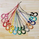 Брелок из натуральной кожи с буквами алфавита