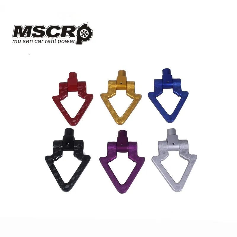 

False Carbon Towing Car Tow Hook Fit For BMW E46 E81 E30 E36 E90 E91 European Car Auto Trailer Ring Car Accessories