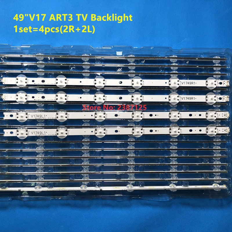 100% Новый светодиодный Подсветка полосы для LG 49 &quotV17 ART3 ТВ JB3B1591A02499 49UV340C 49UJ6510 49UJ6565