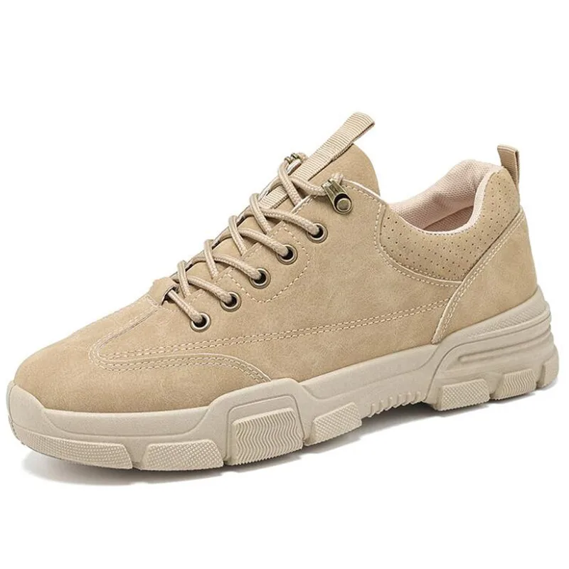 

Spring autumn new men's leather shoes large size flat-bottom men shoes fashion sports mens casual shoes sneakers riding boots