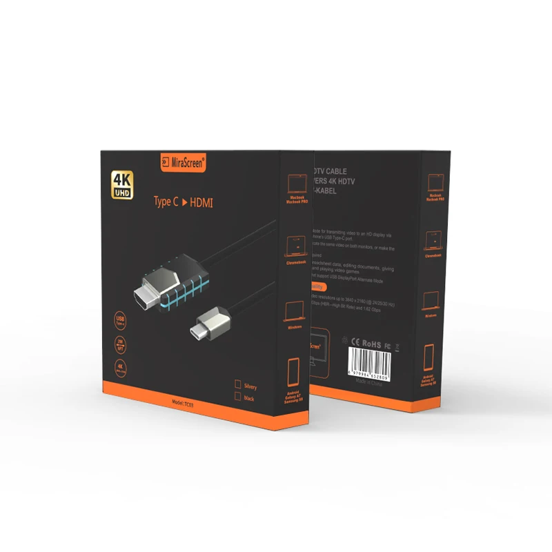 4k 30hz USB 3,1 USB-C к HDMI адаптер usb type C к HDMI кабель конвертер адаптер «Папа-мама» для ПК компьютер ТВ дисплей Ph