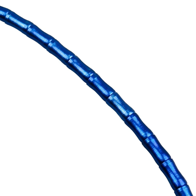 

2Set Bicycle Brake Cable Set Derailleur Shift Housing Links MTB Road Bike Brake Shifting Wires Line, Red & Blue
