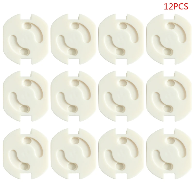 

12Pcs Power Socket Protection Covers Self-adhesive Baby Child Safety Lock