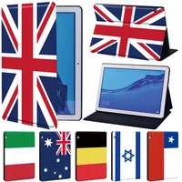 national flag tablet shell stand cover case for huawei mediapad t3 8t3 10 9 6t5 10 10 1m5 lite 10 1m5 10 8 tablet case
