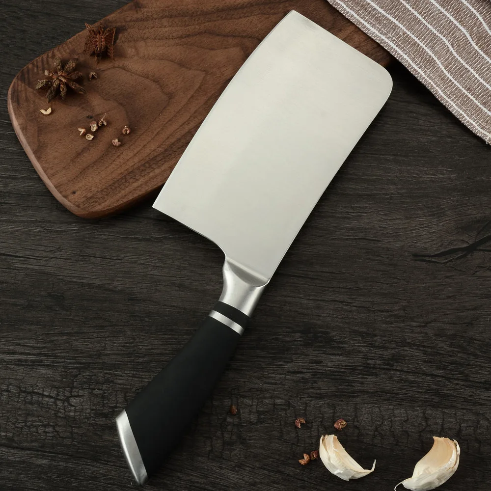 

7-inch Blade Stainless Steel Kitchen Knife Cleaver for Cutting Meat and Vegetables Dual-purpose Kitchen Kitchen Knife