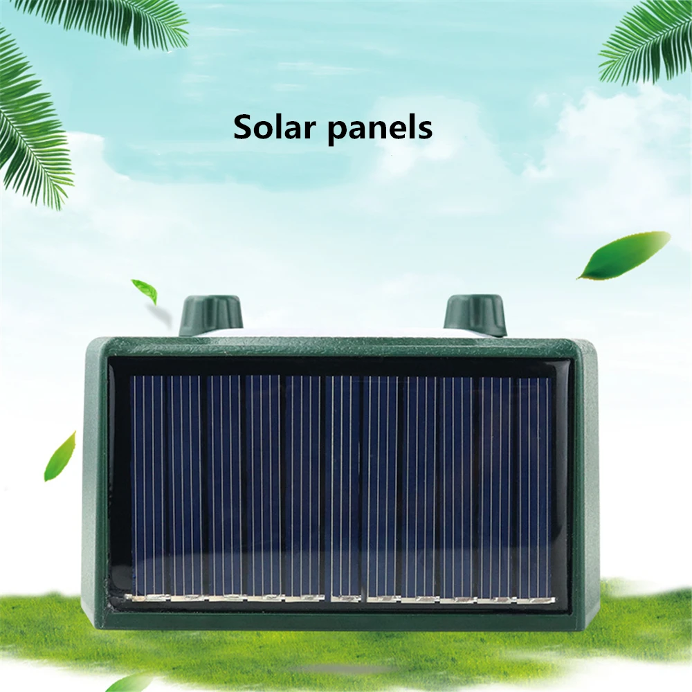 

Outdoor solar ultrasonic waterproof dog repeller, bird repeller, animal repeller.