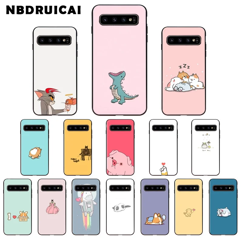 NBDRUICAI милый мультфильм аниме Карманный чехол для телефона Samsung S9 plus S5 S6 edge S7 S8 S10 E