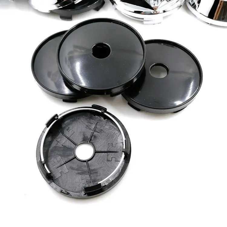 CAP030 BLACK 4 шт./партия Универсальный абс авто 60 мм/56 мм колпачки ступицы колеса крышки ступицы обода автомобиля Пылезащитная крышка колеса Заглушка автомобильного колпака ступицы крышки - Цвет: CAP030 BLACK
