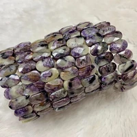 natural charoite stone beads bracelet natural gemstone bangle gemstone jewelry bracelet for woman for gift wholesale