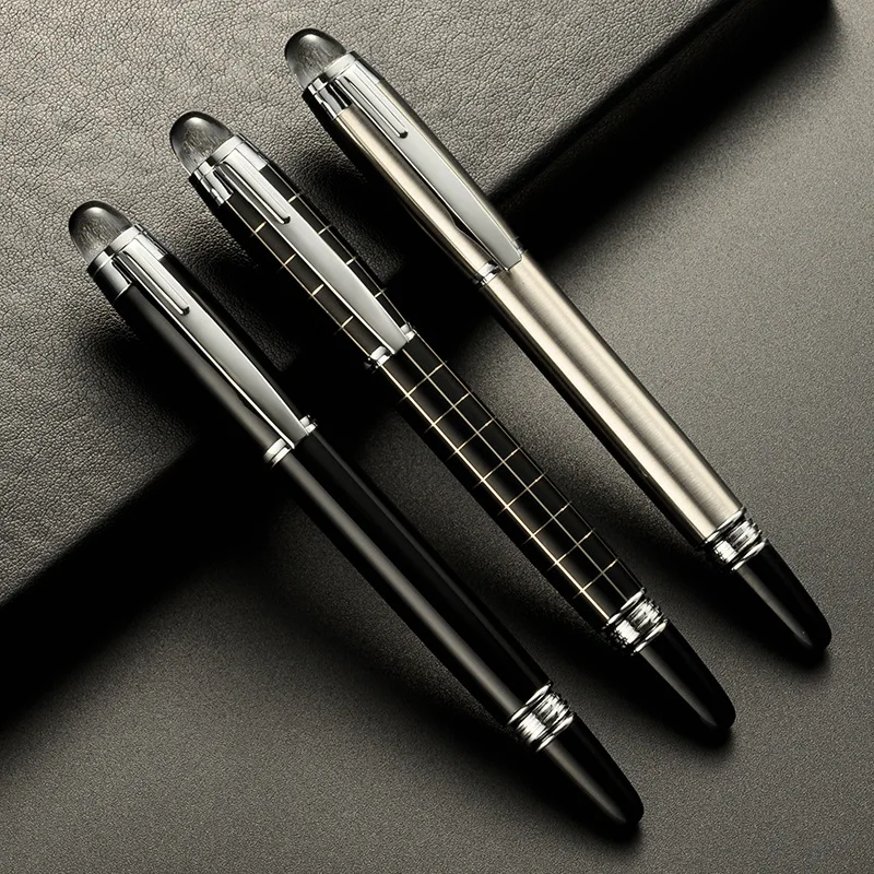 

Luxury Metal Lattice Black Signature Ballpoint Pens for Business Writing Office Supplies Stationery Customized Logo Gift