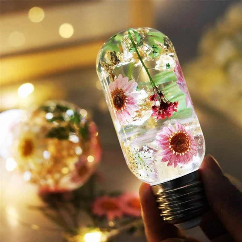 

16PCS/Set Resin Light Bulb Mold LED Bulb Mold Resin Casting Mold Silicone Craft For DIY Handmade Making Accessories