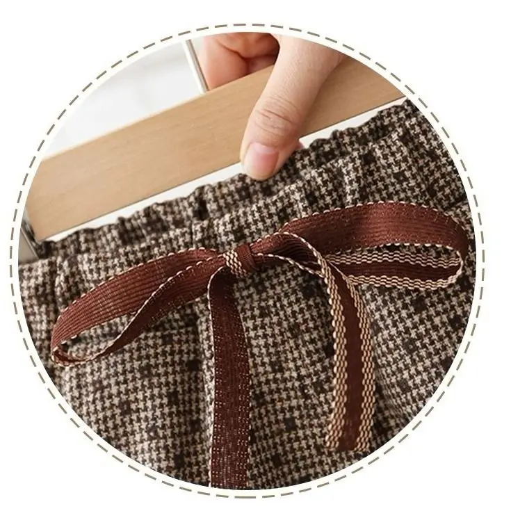 Модные демисезонные вельветовые брюки для девочек в Корейском стиле новинка 2020