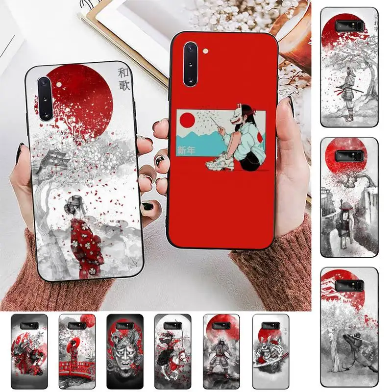 

FHNBLJ Tokyo Japanese Art Phone Case for Samsung Note 3 4 5 7 8 9 10 20 pro lite ultra Oppo A9 2020