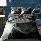 Пододеяльник Haatake Kaakashi, удобное одеяло, домашний декор, универсальный комплект постельного белья, постельное белье + наволочка, 3 шт.