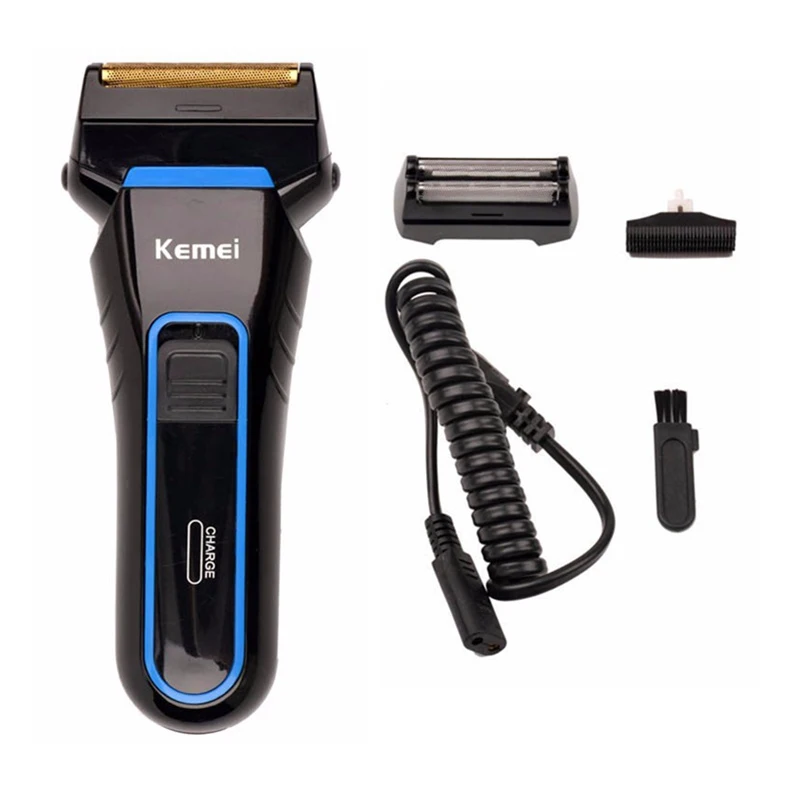 Электробритва мужская с двумя лезвиями 100 240 В|shaver machine|men shaver rechargeablemen |