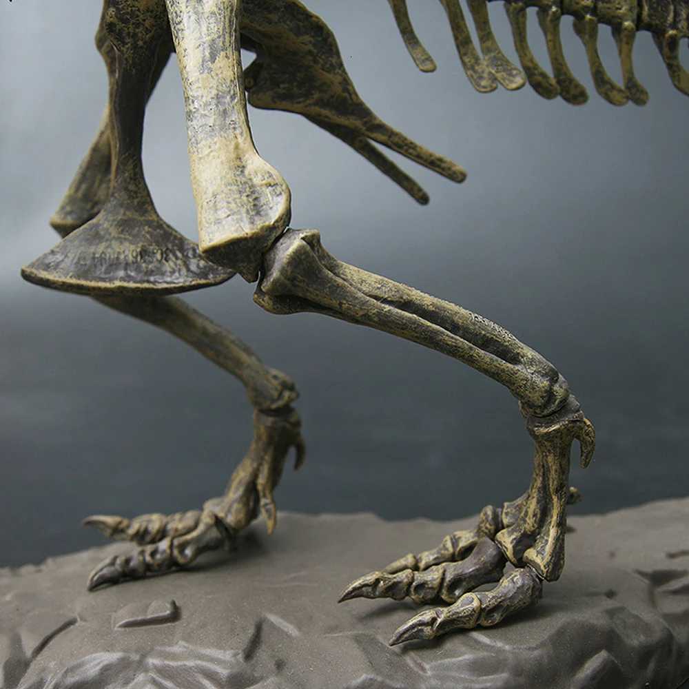 4D строительные блоки Моделирование большой динозавр Fossil Tyrannosaurus собрать скелет модель игрушки для детей подарок