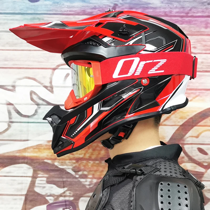 Мотоциклетный шлем для взрослых защитный езды на мотоцикле или велосипеде по