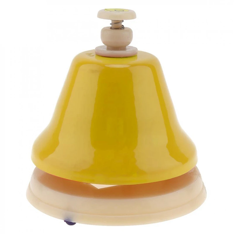 

ELOS-IRIN 8Pcs/Set 8 Note Diatonic Metal Hand Bells Set Percussion Instrument for Kid Children Musical Instrument Toy