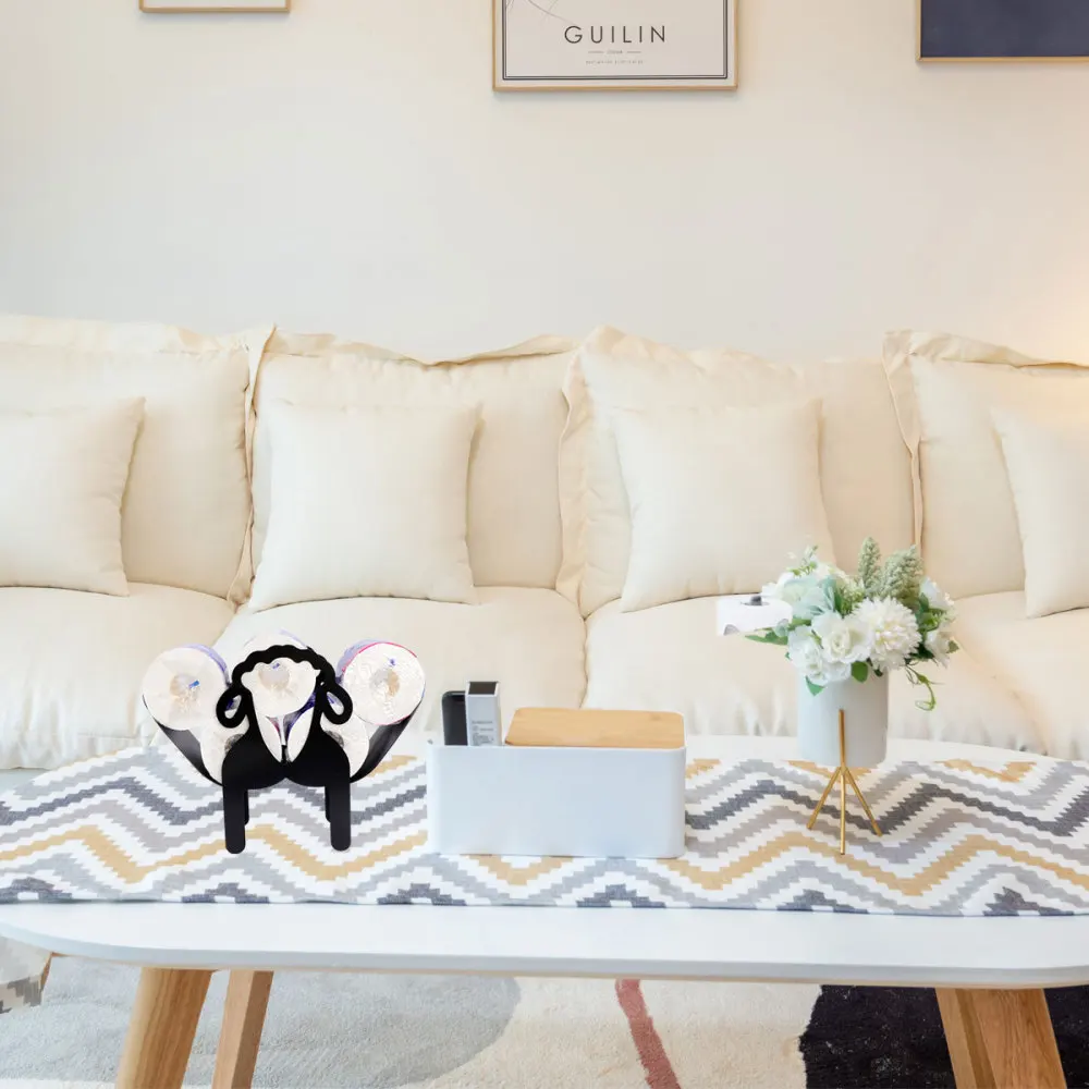 

Cartoon Design Roll Paper Holder Vertical Tissue Rack Organizer