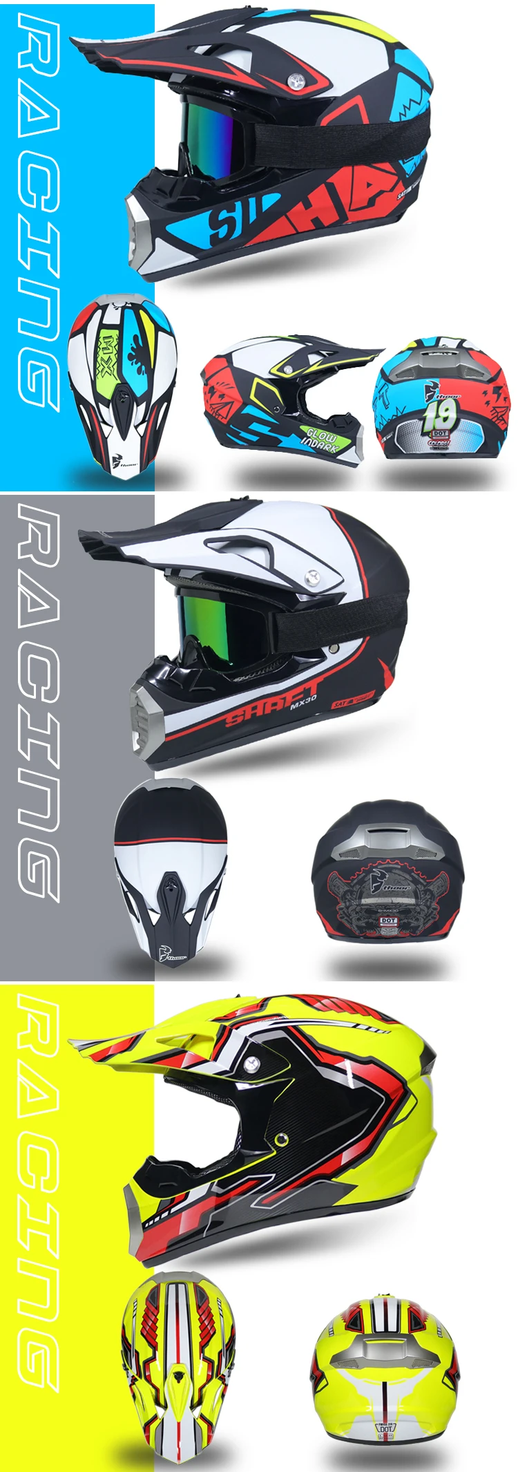 Мотоциклетный шлем для мотокросса Cascos Para Moto внедорожный мотоциклетный Abs для мужчин и женщин в горошек
