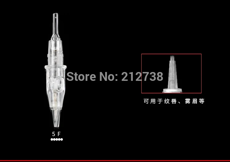 50 шт. картриджи для татуажа бровей и губ|needle cartridge|permanent makeup needle cartridgepermanent needles |