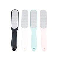 stainless steel foot file manual double sides dead skin remover portable rasp heel pedicure callus grater foot care tool