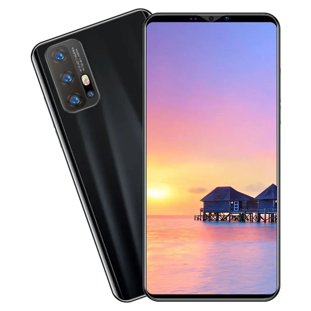 

Z6 Pro Smartphone 5.8 Inch Screen Smartphone 512M+4G Android Smartphone 3D Glass Plated Back Cover Black