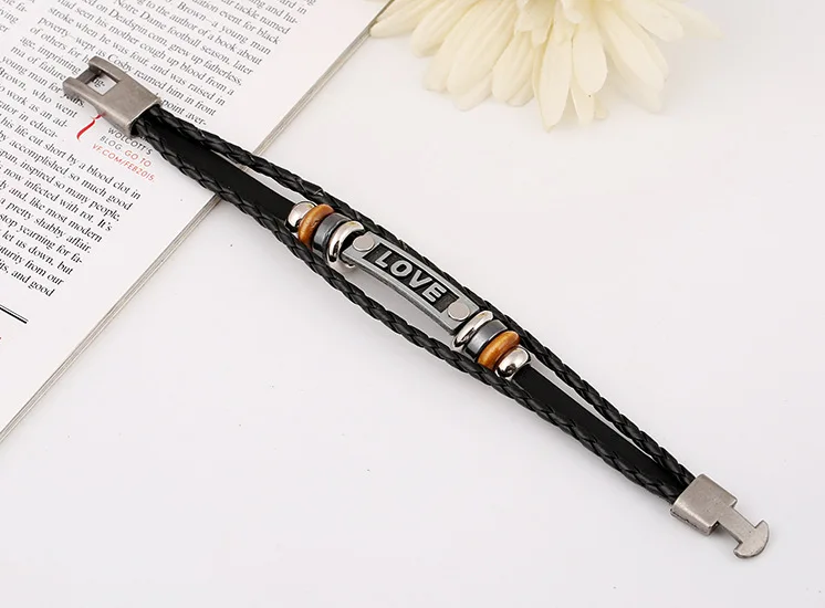 Стильный мужской и женский кулон из воловьей кожи ручной работы с пряжкой в стиле