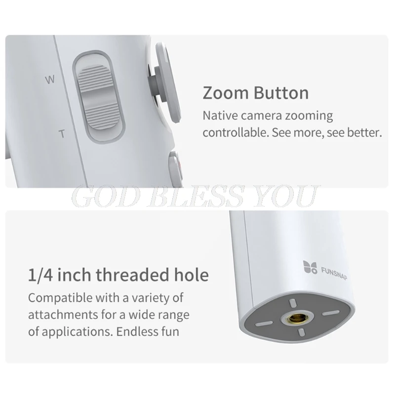 

3-Axis Full-Angle Rotated Cell Phone Gimbal Stabilizer Portable Phone Stabilizer Large-Angle Extendable Cell Phone Stabilizer