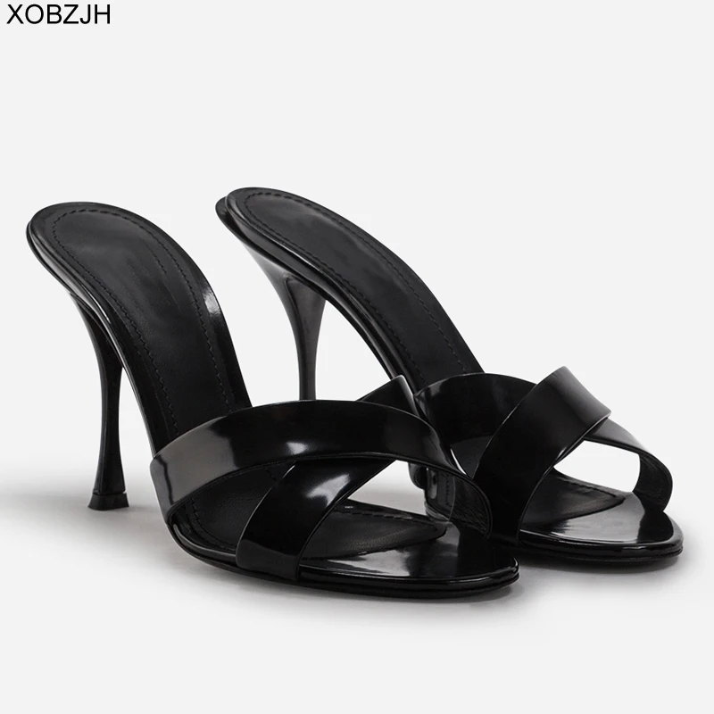 Сандалии женские из натуральной кожи на высоком каблуке | Обувь