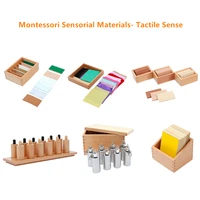 montessori sensorial materials kids educational equipment for tactile sense experience preschool teaching aids matching game
