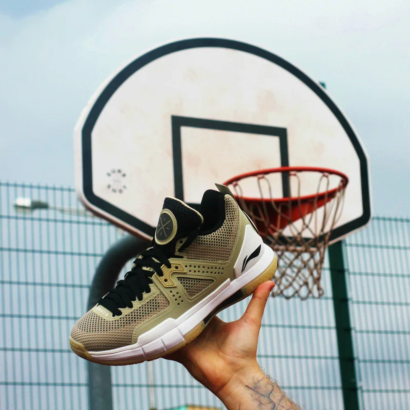 Li-Ning Men WOW 5 Black Sand Basketball Shoes LiNing Cloud Bounse+ wow5 Sneakers Way of Wade Sport Shoes ABAM057 XYL099