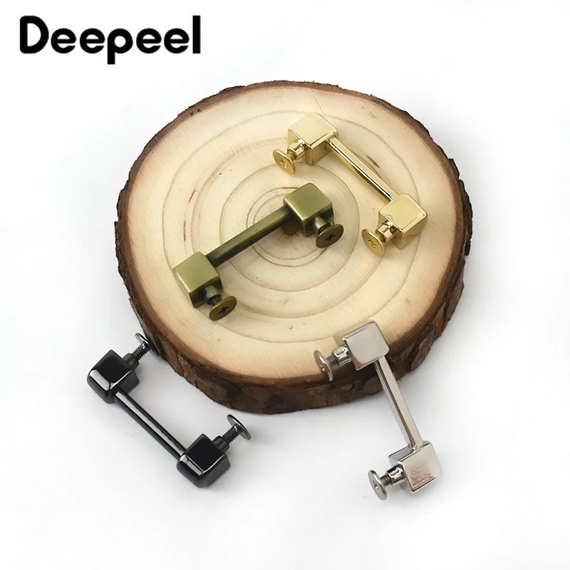 Deepeel 5 шт. 2 см металлическая пряжка Арка Блокировка моста ручка винт для кожаного
