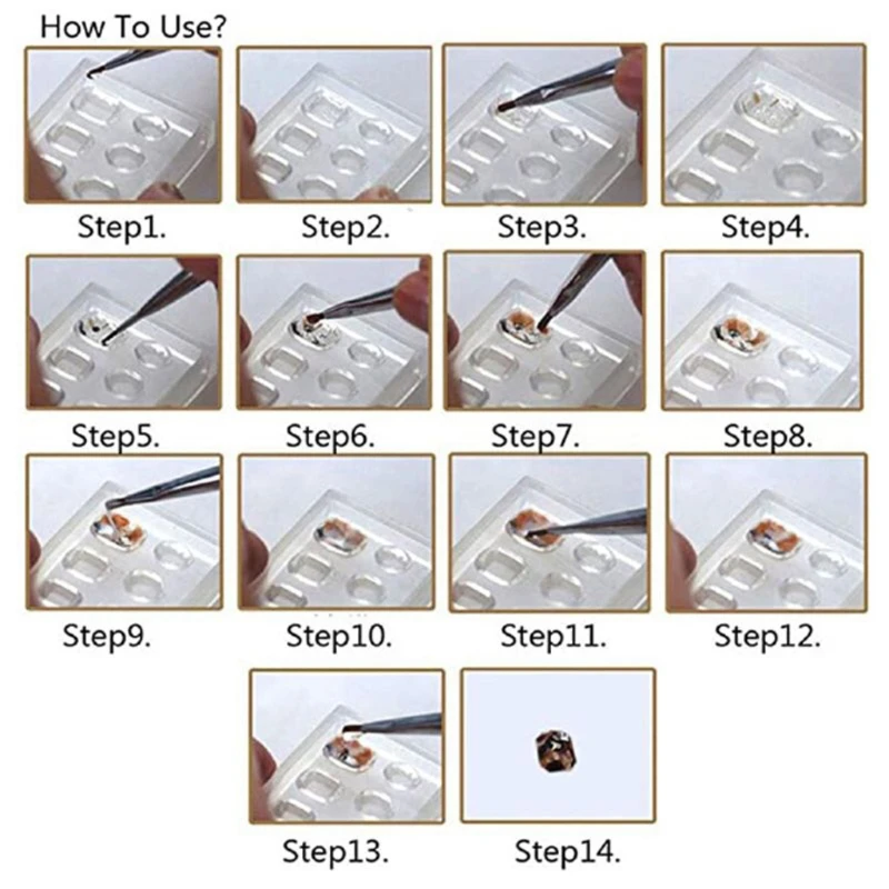 

6Pcs Meteor Star Snowman Nail Art Silicone Mold Kit Christmas Tree Deer Mold Kit B36D