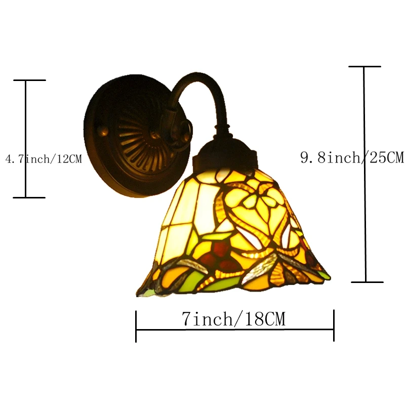 Европейский зеркальный передний цветочный гиростабилизатор маленькая