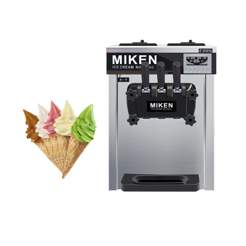 

Soft Serve Ice Cream Machine Small Desktop Ice Cream Maker Machine 110V 220V