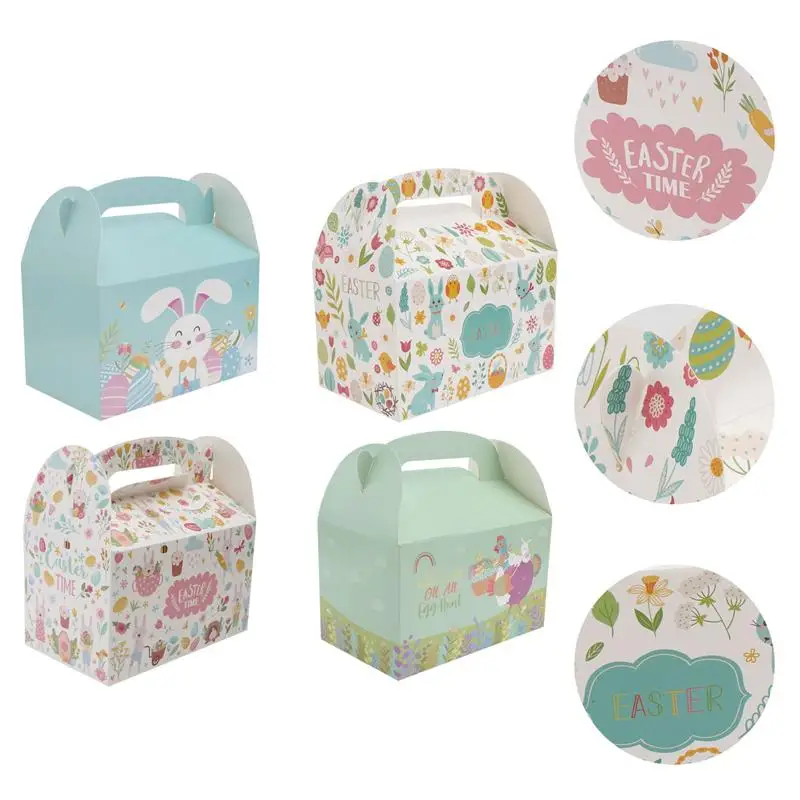 12pcs Easter Gift Boxes Candy Packing Box Egg Storage Party Decoration Accessories Kids Holder |